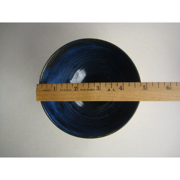 Handmade Ceramic Bowl 4 inch Floral Design Unique Pottery Art Decor Artisan - Picture 4 of 13